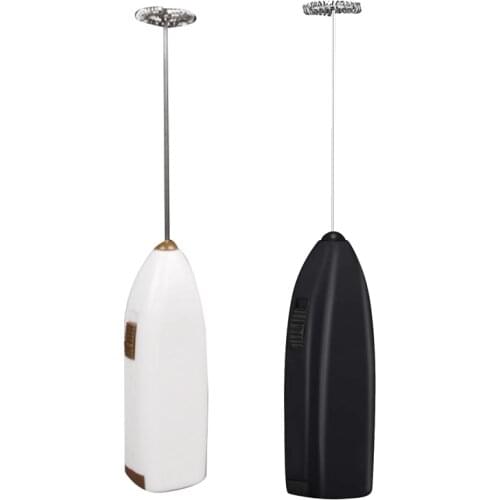 2Pcs Handheld Milk Frother Mini Electric Drink Mixer with Stainless Steel Whisk for Drink,Hot Chocolate,Coffee,Milk