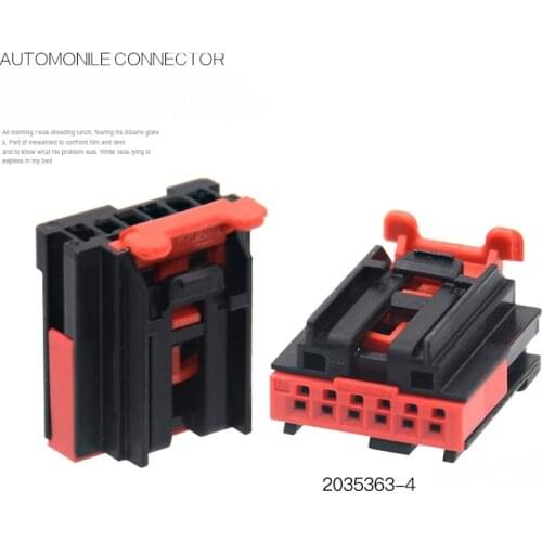 6-hole amp automobile connector 2035363-4 molded case with ferrule connector plug Volkswagen connector