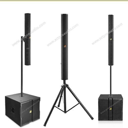 Actpro Audio KR402 Modular Line Array System High Power Professional Panaray MA12EX Column Speaker