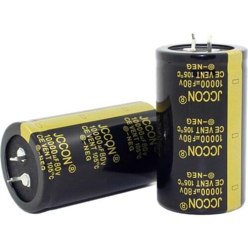 JCCON Horn Aluminum Electrolytic Capacitor 80v10000uf Volume 35*60 Audio Amplifier Audio