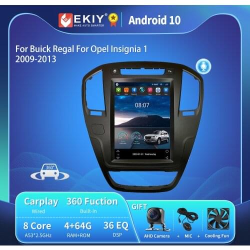EKIY Car Radio For Buick Regal For Opel Insignia 1 2009-2013 For Tesla style screen GPS Android Multimedia Video Player Navi