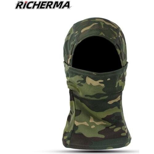 Richerma Balaclava For Motorcycle Full Face Protective Anti-Dust Windproof Motorcycle Mask Camouflage Mens Bandana