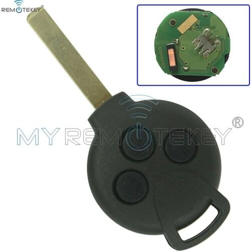 Remtekey Remote key for benz Fortwo Forfour 3 button 434mhz 267T-5WK45144 for Smart car key