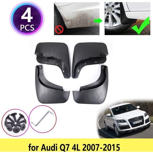 For Audi Q7 4L 2007 2008 2009 2010 2011 2012 213 2014 2015 Mudguards Mudflaps Fender Guards Splash Mud Flaps Accessories S-line