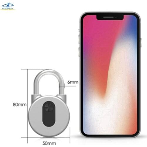 HF Mini Bluetooth Lock Phone APP Remote Control Home Security Mini Metal Smart Locks Wireless Password Electronic Door Lock