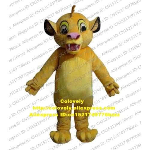 Lion King Simba Mascot Costume Adult Cartoon Character Outfit Suit Marketplace Hypermarket Photo Session CX018 Free Shiping