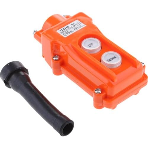 Crane Chain Hoist 2Way Push Button Switch Pendant Lift Control Station