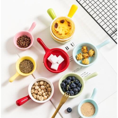 Creative Ceramics Seasoning Small Dish Sauce Dish Seasoning Plate Vinegar Dish Butter Mustard Sushi Vinegar Soy Dishes Kitchen