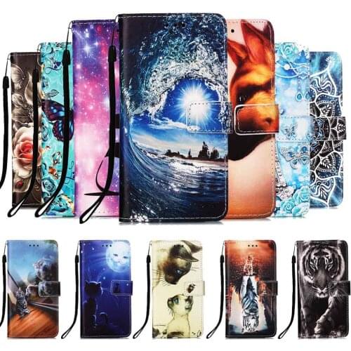 Magnetic Flip Leather Case sFor Xiaomi Poco X3 NFC 10 Lite 9T Pro Animal Painted Wallet Phone Book Card Slot Cover Fundas Coque