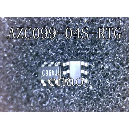 Xinyuan 10PCS/LOT AZC099-04S R7G SOT23-6 AZC099-04S.R7G SOT23 C96GH AZC099 AZC099-04