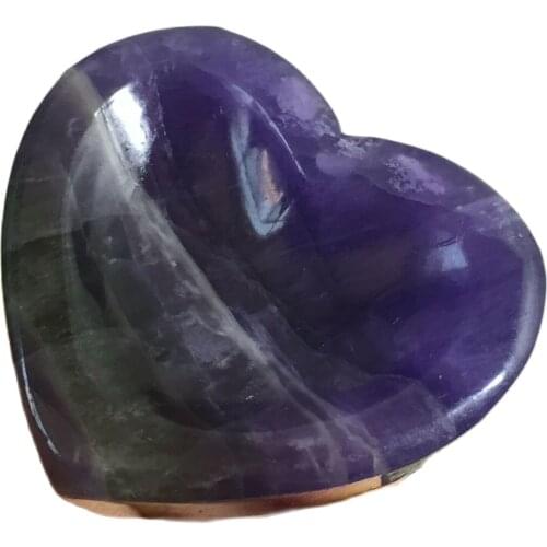 BNatural Rainbow Fluorite ashtray Quartz Crystal Reiki Healing 172g