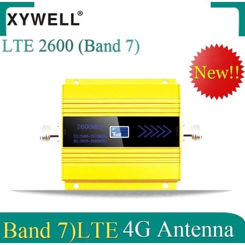 New!! FDD LTE 2600mhz Band 7 4G Signal Booster 2600mhz CellPhone GSM Signal Booster 4G LTE 2600 Network Cellular Signal Repeater