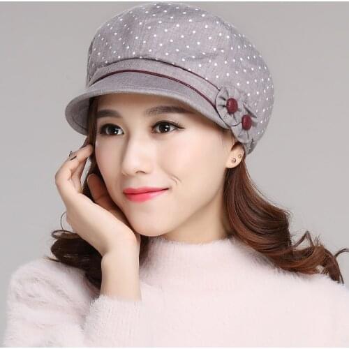 New Arrival Fashion Visore Hat Female Korean Leisure Cap Students Beret Cap Autumn Elegant Spring Sun Hat