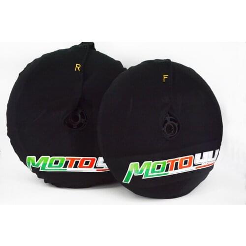 Front+ Rear 17 inch Tire Tyre Warmers Windstop Tire Cover Polar Fleece Windbreak