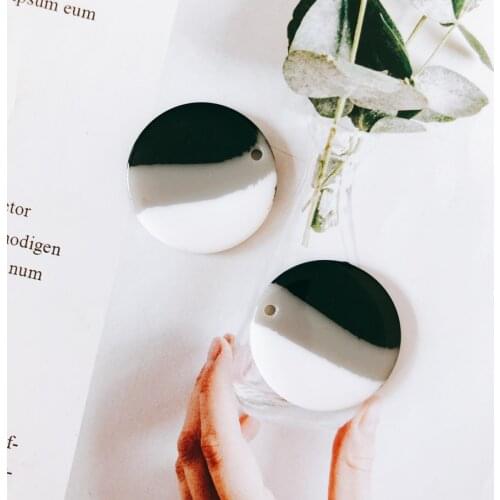 Resin Pendant charms beads diy earrings jewelry making supplies hand made jewelry findings