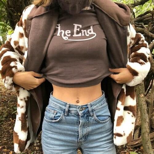 Casual Women Letter Printed T-Shirt Summer Short Sleeve O-Neck Wild Crop Top Daily Fitting Shopping Dating Shirt Clothes