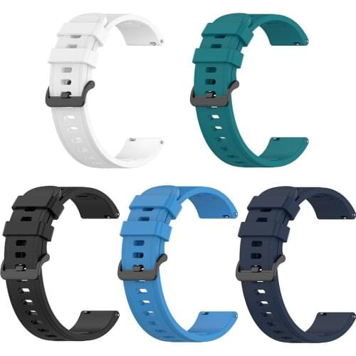 22mm Silicone Watchband Wrist Strap Belt Adjusted Size for Amazfit GTR 47mm/Pace/Stratos Replacement Wrist Bracelet Straps