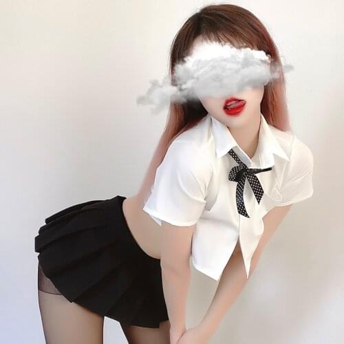 Sexy School Girls Uniform Temptation Role Play White Shirt Ultrashort Skirt Set Women Show Waist Blouse Erotic Cosplay Costumes