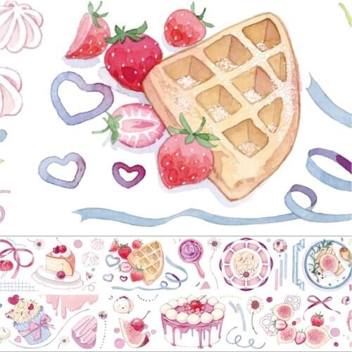 Sweet Cakes And Souvenir Special Oil Washi Tapes Bullet Journal Masking Tape Adhesive Tape DIY Scrapbooking Washi Stickers