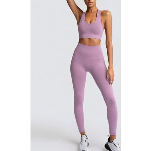Seamless Yoga Sets Women Gym Clothes Training Tracksuit Sport Bra Leggings Fitness Clothing Sportswear Workout Clothes For Women