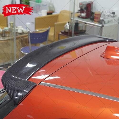 FOR BMW 1 SERIES F20 (HATCHBACK)12-17 AC STYLE CARBON FIBER SPOILER TRIM BODY KIT TUNING PART F20 CARBON ROOF WING LIP RACING