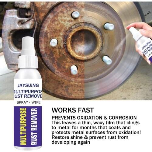 50ML Car Rust Remover Spray Metal Surface Paint Car Maintenance Iron Powder Cleaning Super Rust Remover Multi-purpose Cleaner