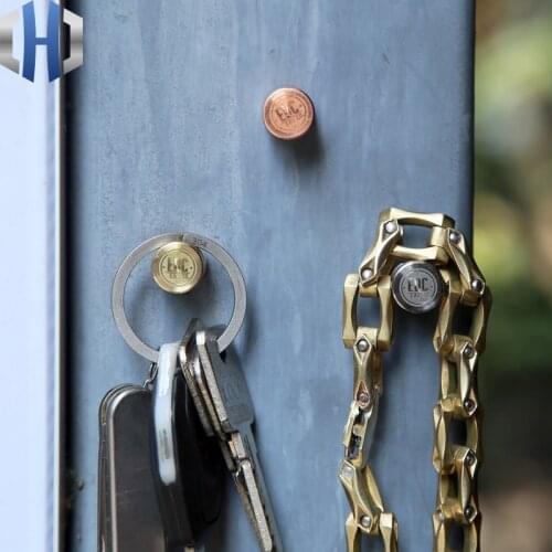 Suction Stone Wall Stickers Titanium Copper Strong Magnetic Free Punching Without Marks Fixed Vertical Load Of About 1kg