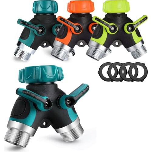 Home Garden Y Type Shunt Joint One Enter Two Come Double Pass Shunt High Pressure Water Tap Water Pipe Water Diversion Organ