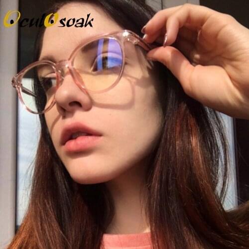 2019 Fashion Women Glasses Frame Men Eyeglasses Frame Vintage Round Clear Lens Glasses Optical Spectacle Frame