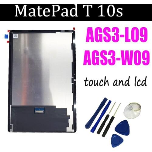 10.1" For HUAWEI MatePad T 10s T10S AGS3-W09 AGS3-L09 LCD Display with Touch Screen Digitizer Assembly