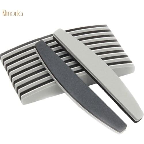 10pcs Nail File Sanding 180/240 Nail Art Buffer Polish Blocks Cuticle Remover Pedicure Manicure Care Tools Boat Nail Files