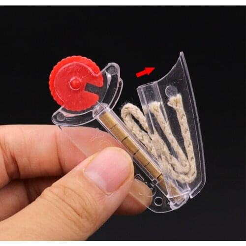 3 pack Flint stone +Cotton Wick Kerosene Oil Lighter Replacement consumable items Smoking Accessory