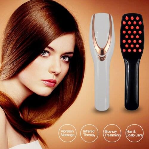 3 In 1 Laser Electric Wireless Infrared Ray Growth Laser Anti Hair Loss Hair Growth Care Vibration Head Massage Comb Massager