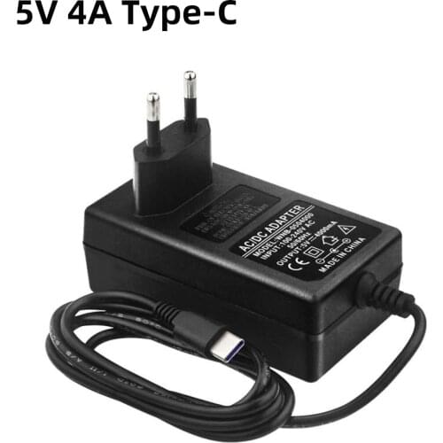 DC 5V 4V Power Supply for Nvidia Jetson Nano 2GB 100-240V AC Input Power Adapter for Jetson Nano 2GB Raspberry Pi 4B