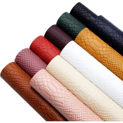 David accessories 20*33cm Bump Snake Texture Artificial Synthetic Leather For Hair Bow DIY Projects Handbag Shoes,1Yc9634