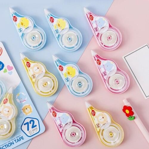 1pc/sell Correction Tape With Random Pattern Stationery School Suppliers Office Tools Sticker Corrector Stationery