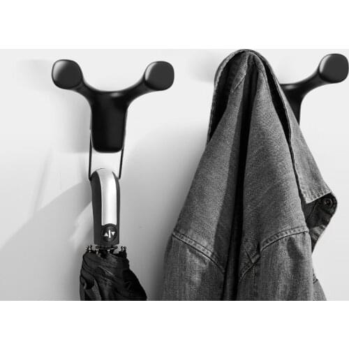 Zinc Alloy Storage Hooks Modern Luxury Bedroom Clothes Hooks Bathroom Kitchen Towel Rack Coat Hat Hanger Keys Creative Hook