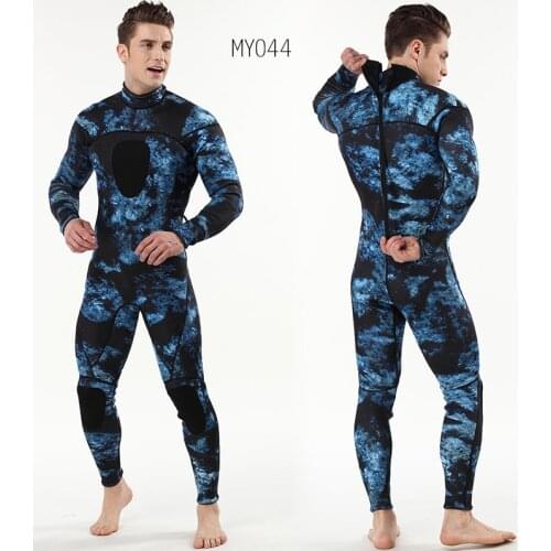 3mm Neoprene Camouflage Wetsuit 1 pcs Set Warm MenS Swimming Scuba Diving Long Sleeve Surfing Snorkeling Swimsuit