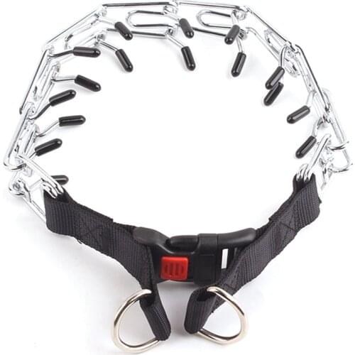 Legendog Pet Training Product Medium & Large Dog Prong Collar Adjustable Durable Stainless Steel Choke Pinch Dog Collar