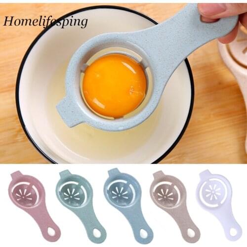 10pcs Plastic Egg Separator White Yolk Sifting Home Kitchen Accessories Mutfak Aksesuarlari Kitchen Gadgets Cooking Kitchen Tool
