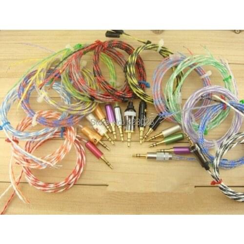 DIY earphone wire made by silver plated wire