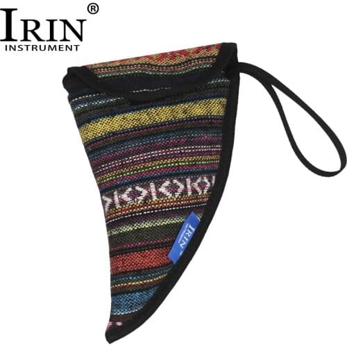 IRIN 12 Holes Ocarina Bag Colorful Waterproof Carrying Bag Ocarina Protective Triangle Cloth Bag Musical Instrument Accessories