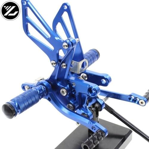 CNC Verstelbare Rearsets Achter Set Motorfiets Footrest Moto Pedaal pedal For Suzuki SV650 SV650S SV1000 SV1000S 1998 -2014