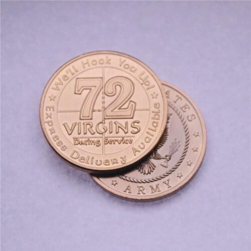 USMC Challenge Coin United States Marine Corps 72 Virgin morale coin free shipping retail sales new year gift