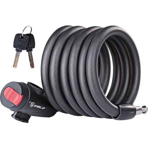 Bike Lock 1.8m Anti Theft Bicycle Accessories Steel Wire Security Bicycle Cable Lock MTB Road Motorcycle Bike Equipment Universl