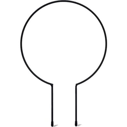 W3JE Metal Iron Round Heart Shaped Garden Plant Support Stake Stand Climbing Rack