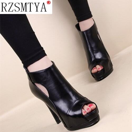 2021 Womens Shoes Fashion Sexy Platform Bright Leather Fish Nozzle High Heels Sprinkle Summer Sandals 34-43 Zapatos De Mujer