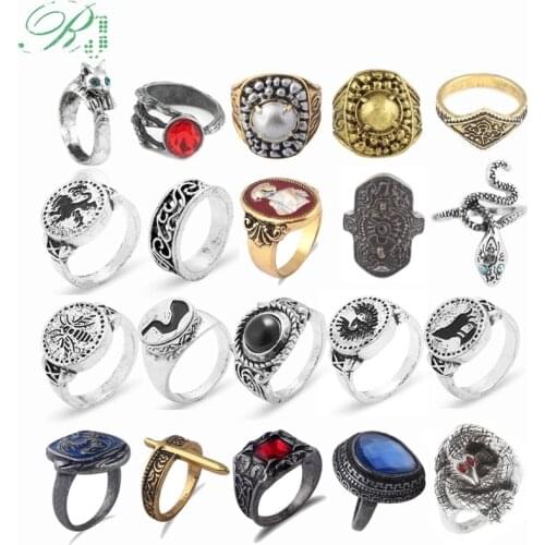 RJ Dropshipping Dark Souls Rings Havels Demons Scar Chloranthy Ring Cosplay Anillos For Men Jewelry Accessories Gift