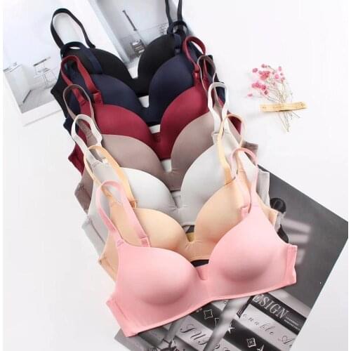 Hot Sale Seamless Push Up Bra Comfortable Breathability Womens Underwear Wire Free Tops Female Bralette Lingerie