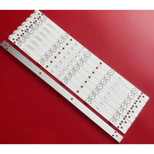 1set =8pieces 40cm LED Backlight strip 5 Lamp 4C-LB390T-YHB 4C-LB39T0-YHB TCL_39L2306C_3030C_8X5 For To shiba 39L2309C 39L2306C